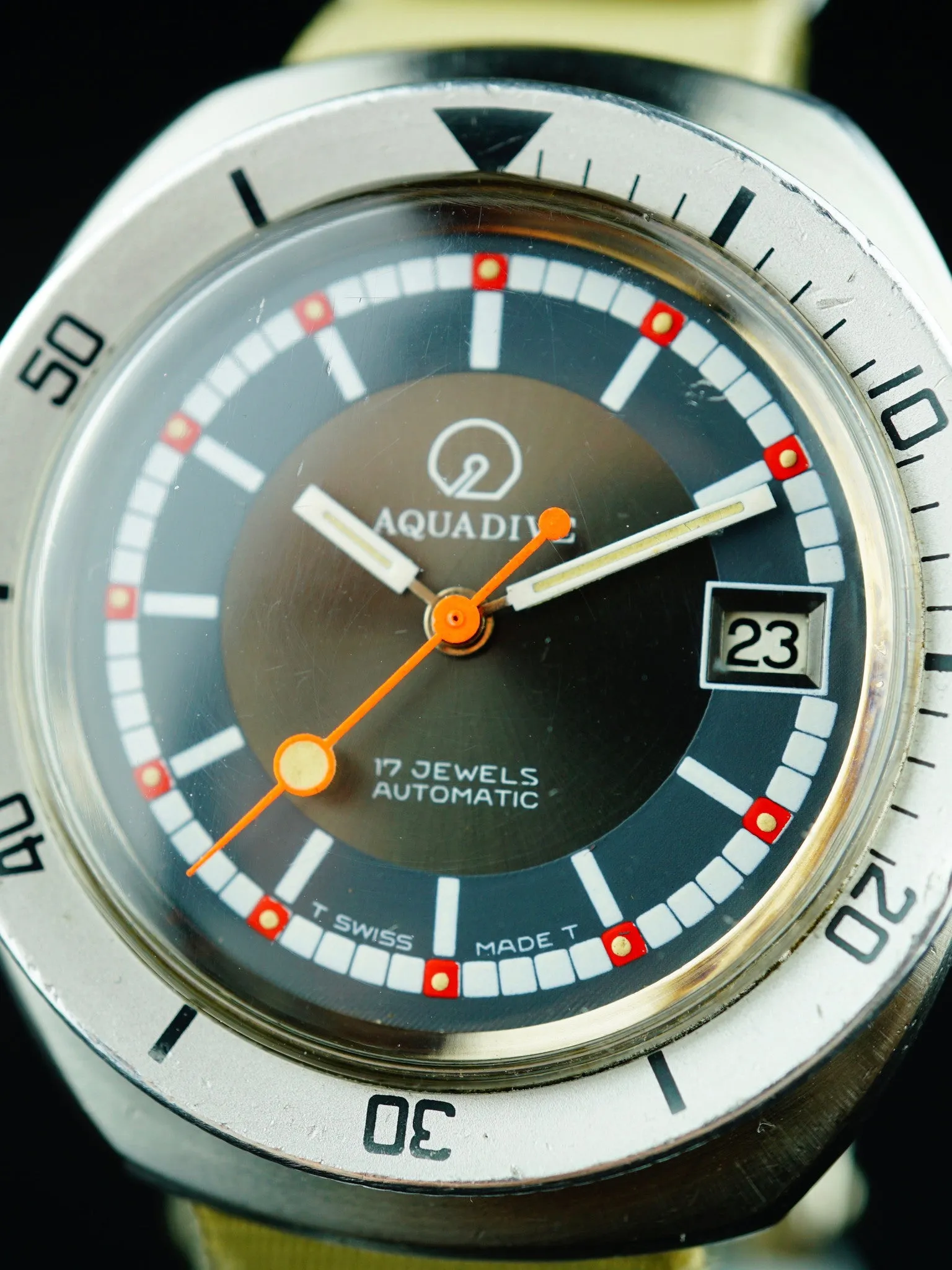 1970's AQUADIVE 20 Atm Dive Watch