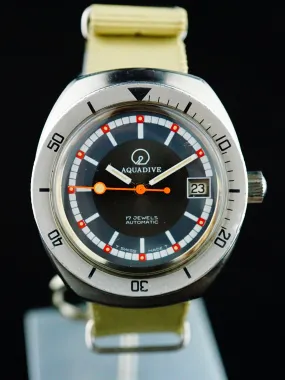 1970's AQUADIVE 20 Atm Dive Watch