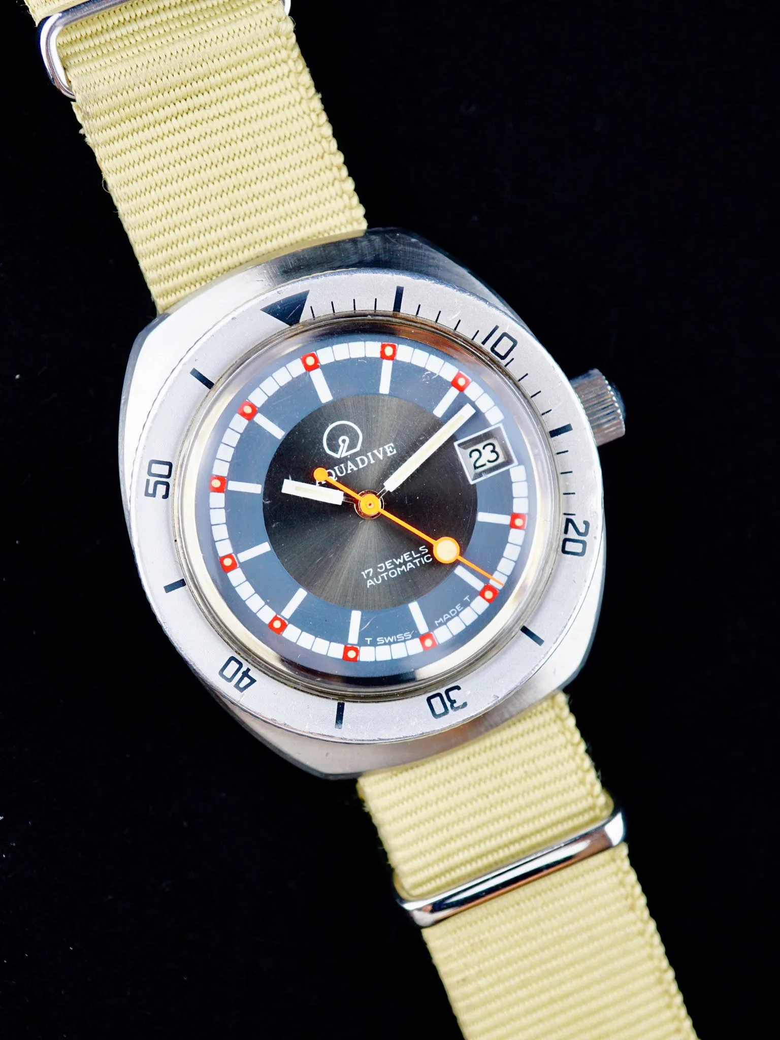 1970's AQUADIVE 20 Atm Dive Watch