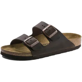 Adult Birkenstock Arizona Oiled Leather - Narrow
