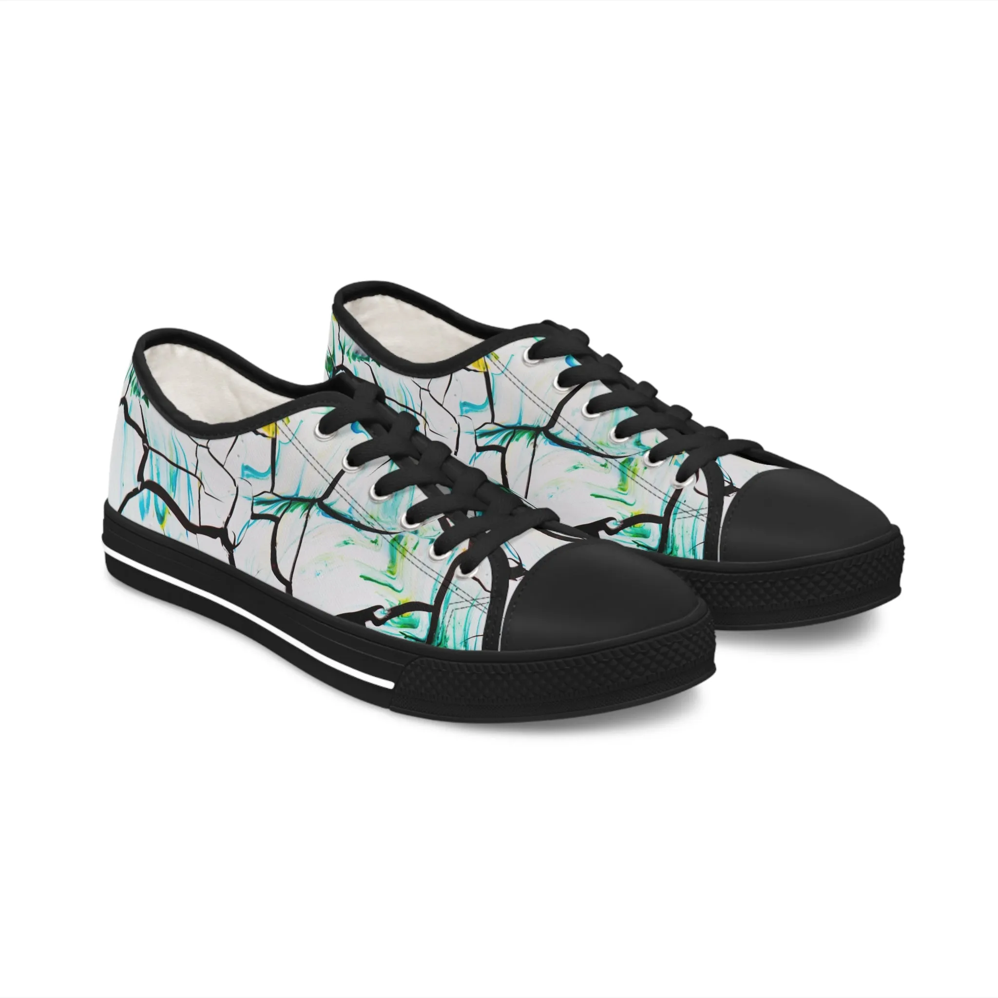 All Cracked Up - Women's Low Top Sneakers