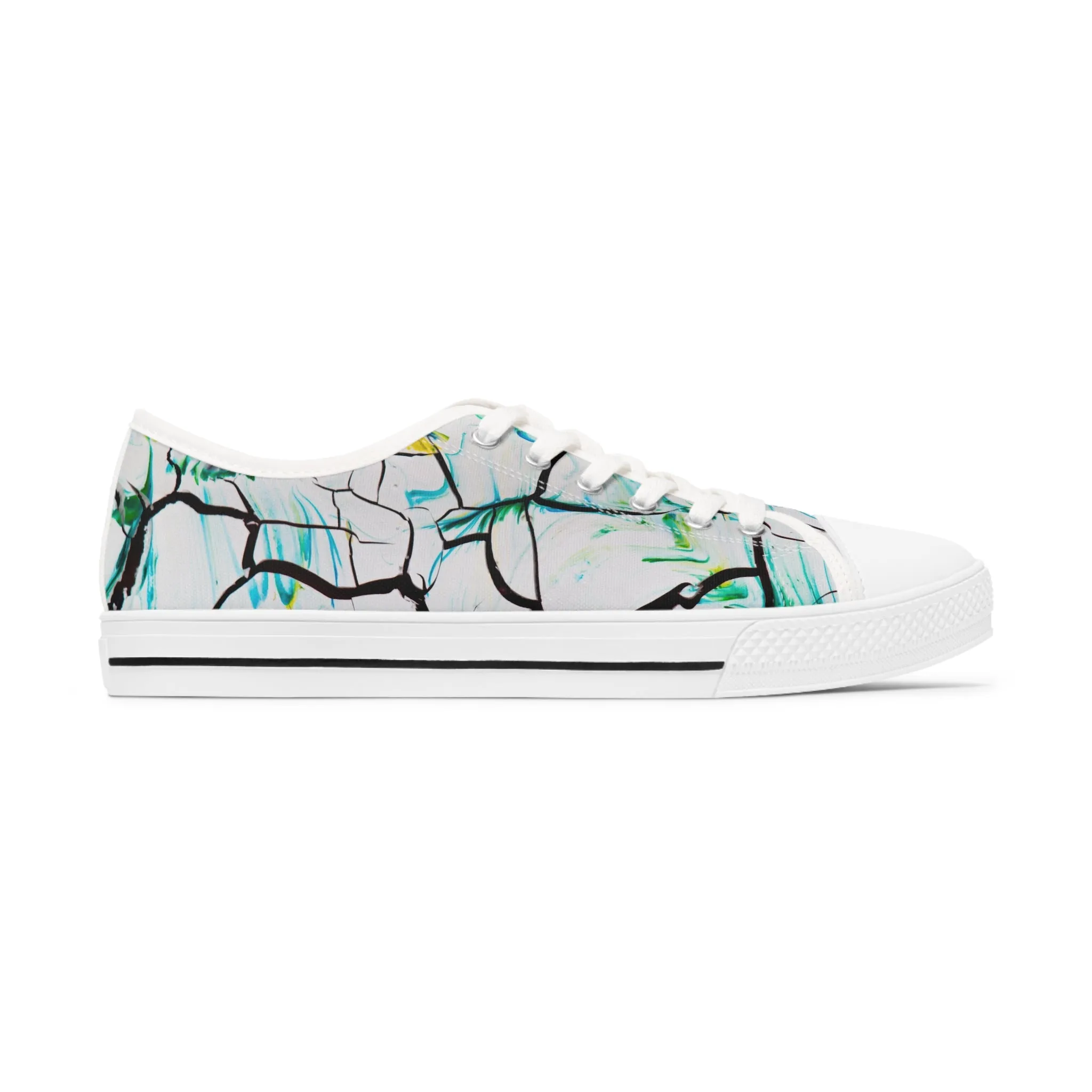All Cracked Up - Women's Low Top Sneakers