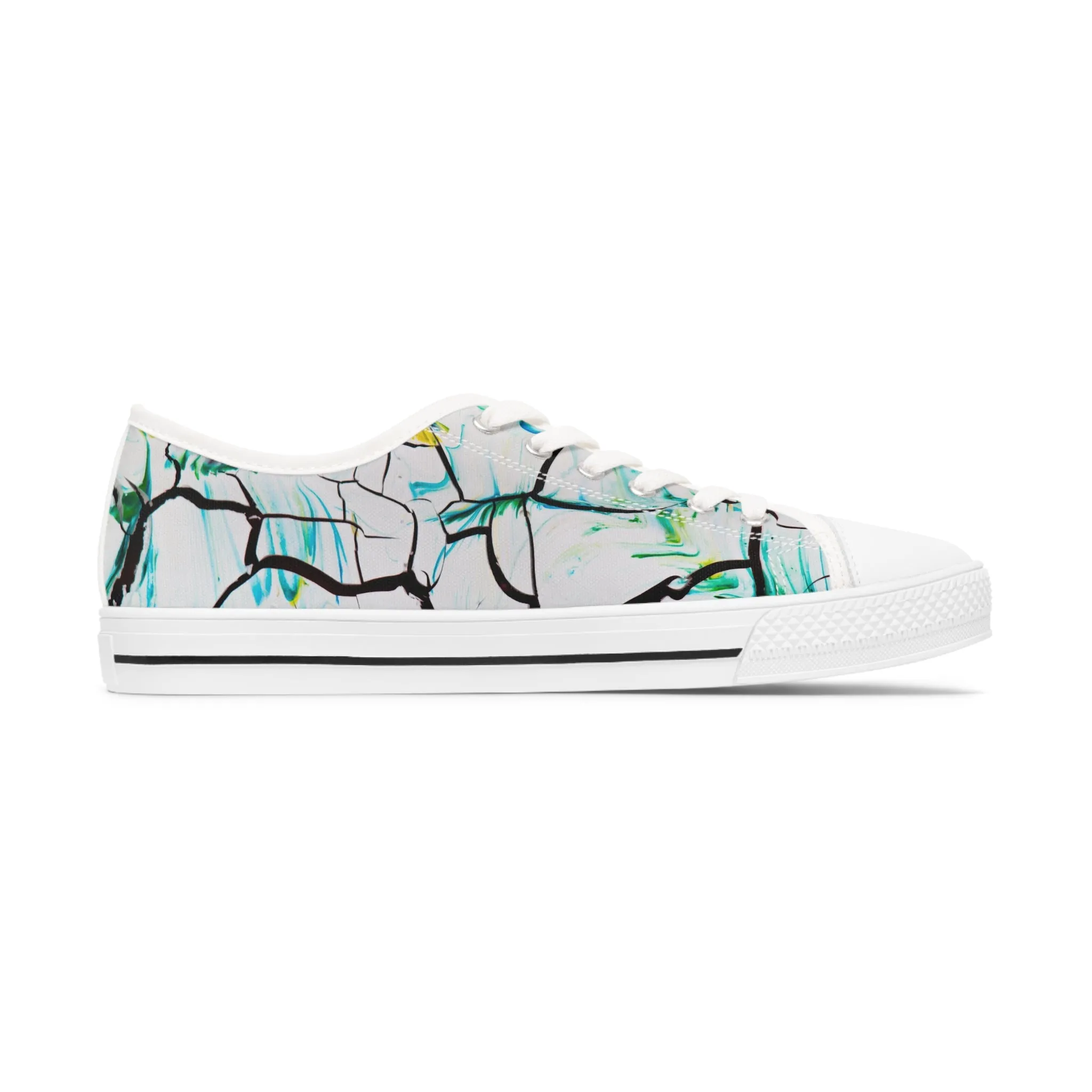 All Cracked Up - Women's Low Top Sneakers