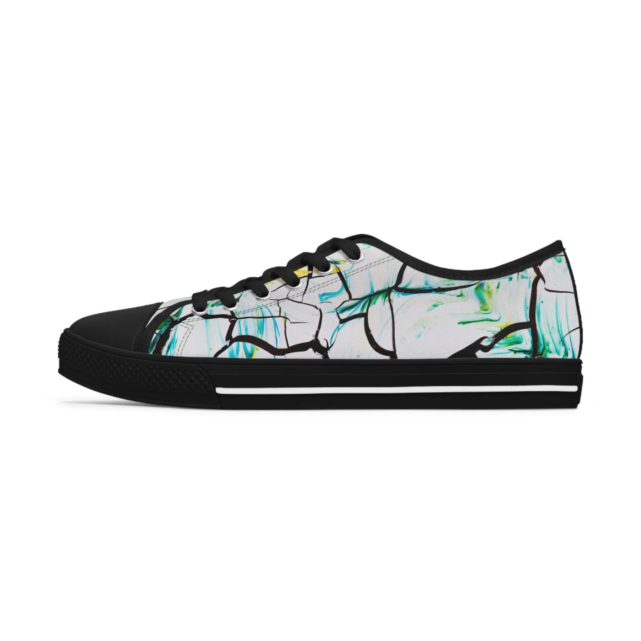 All Cracked Up - Women's Low Top Sneakers