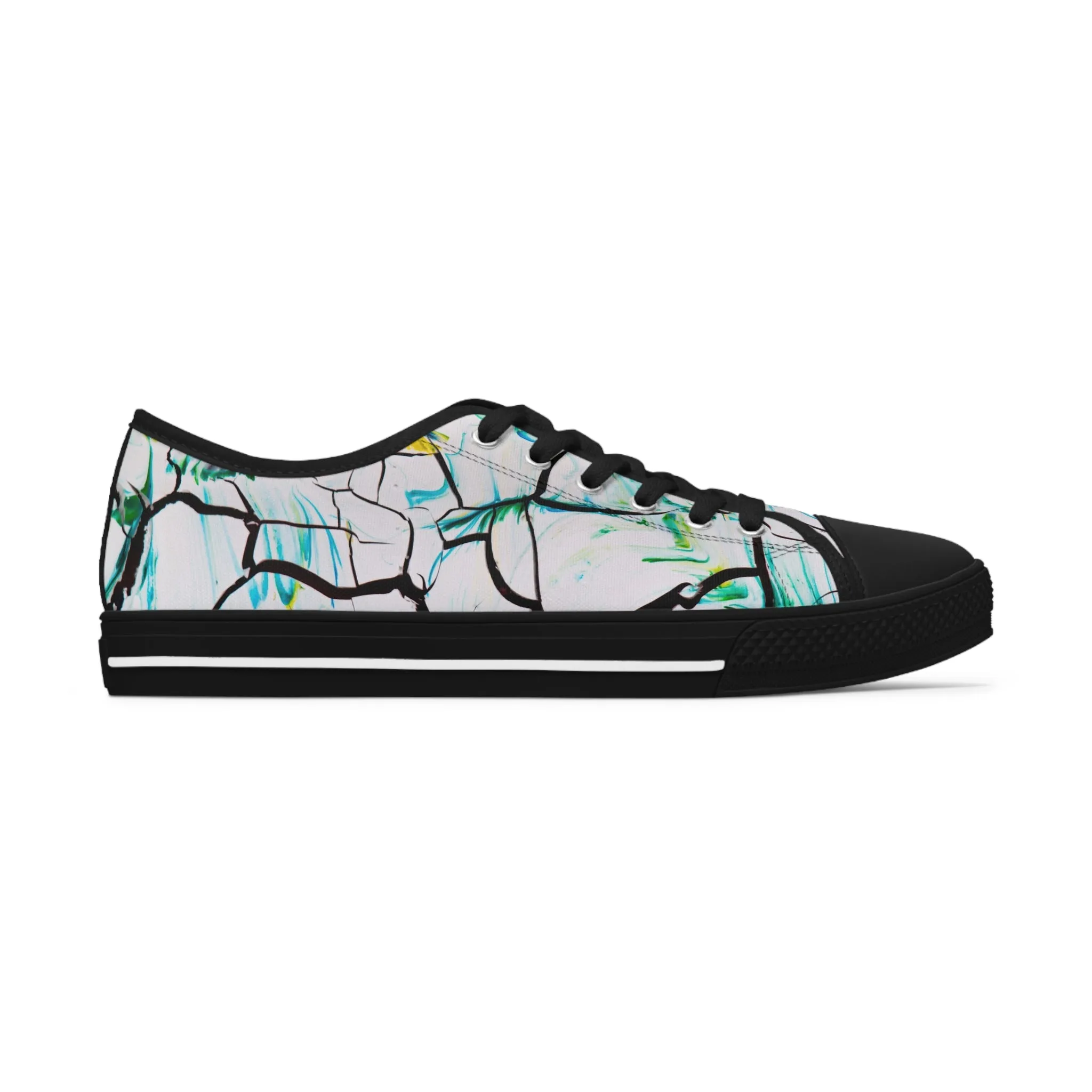 All Cracked Up - Women's Low Top Sneakers