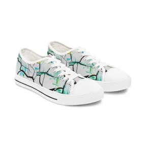 All Cracked Up - Women's Low Top Sneakers