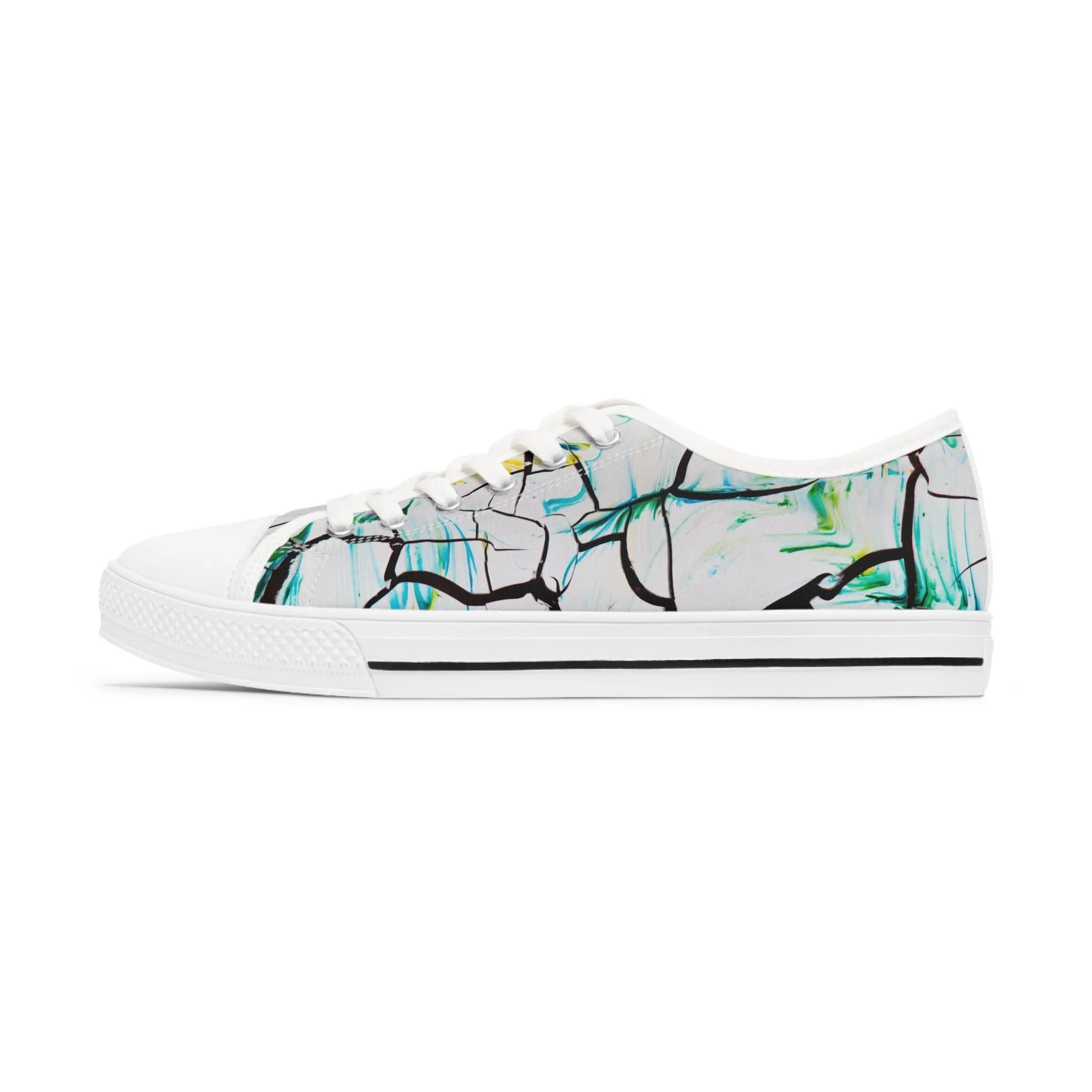 All Cracked Up - Women's Low Top Sneakers