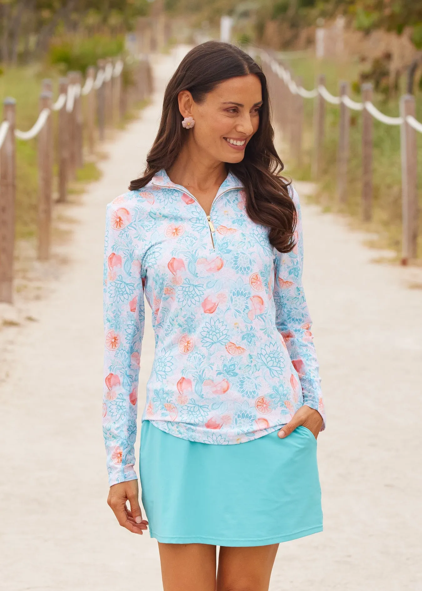 Aqua 15" Skort