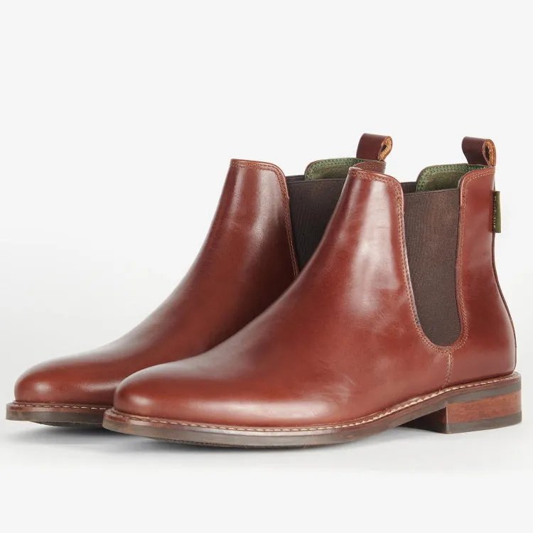 Barbour Ladies Foxton Chelsea Boots - Cognac