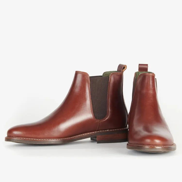 Barbour Ladies Foxton Chelsea Boots - Cognac