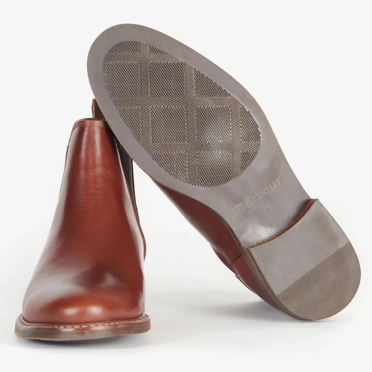 Barbour Ladies Foxton Chelsea Boots - Cognac