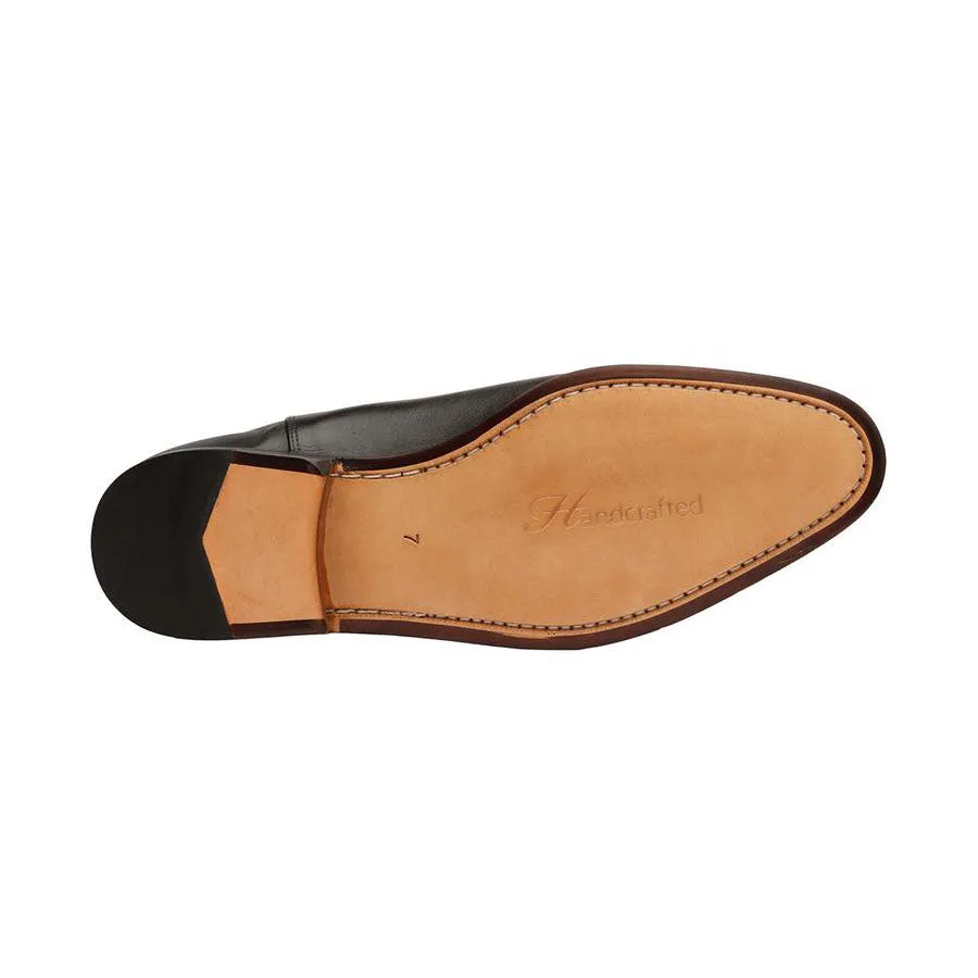 Black Wingtip Detail Chelsea Boots