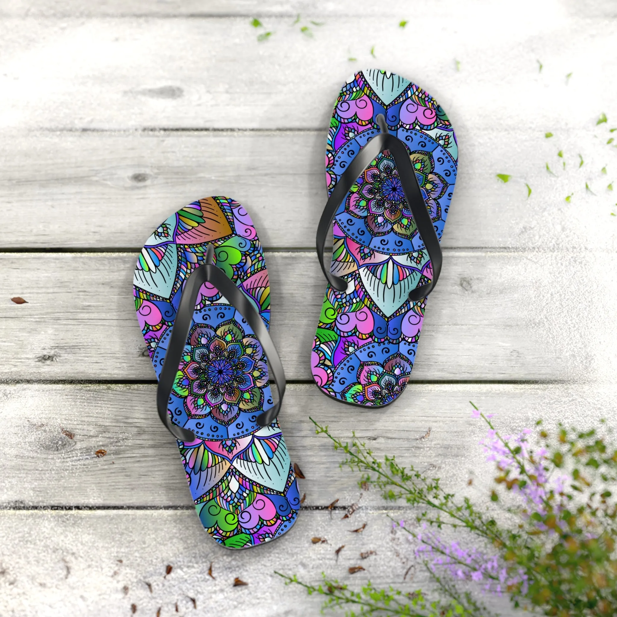 Bohemian Mandala Sandals  - Colorful & Unique