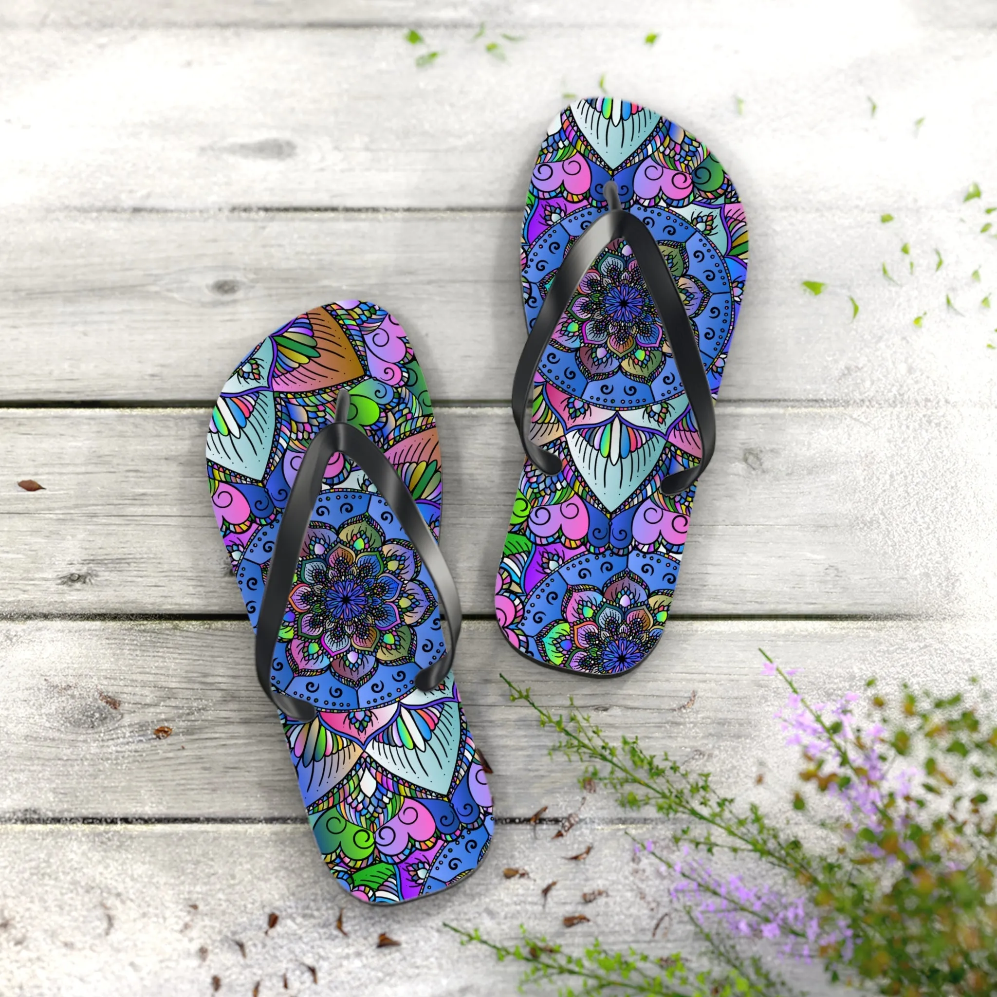 Bohemian Mandala Sandals  - Colorful & Unique