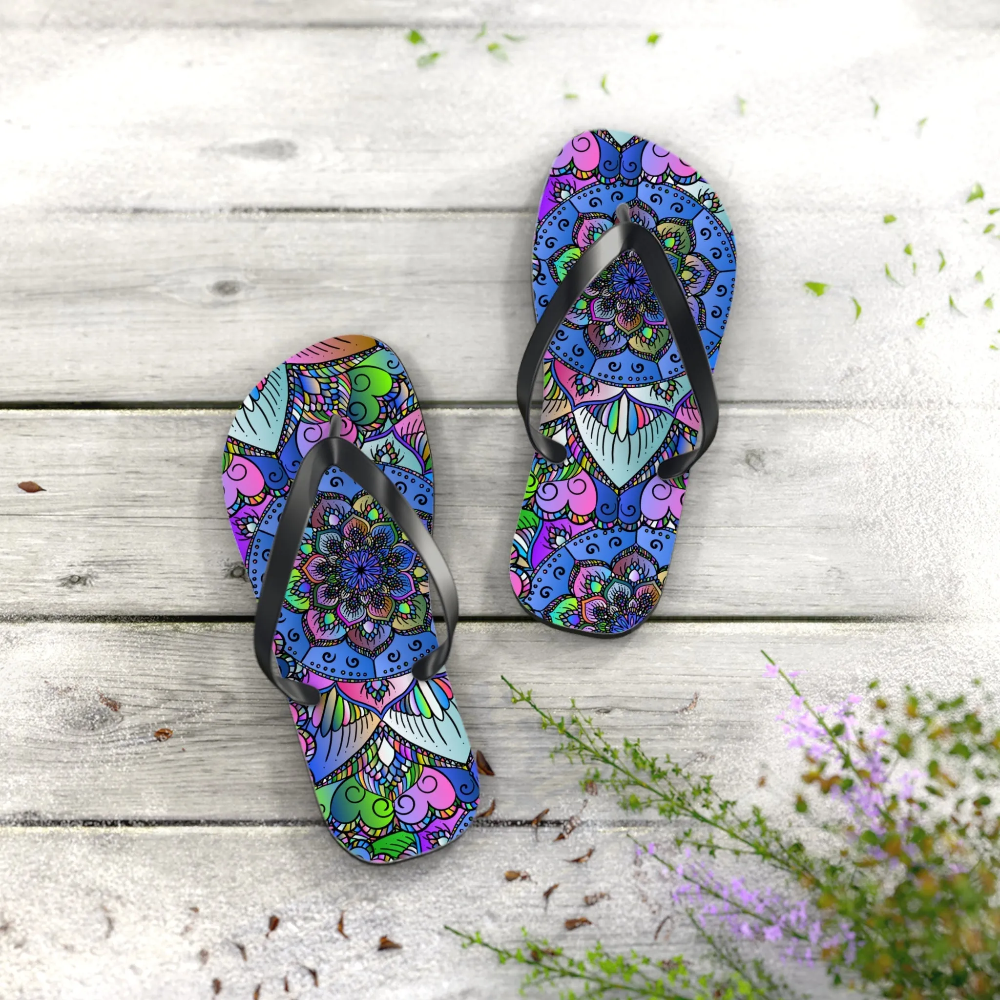 Bohemian Mandala Sandals  - Colorful & Unique