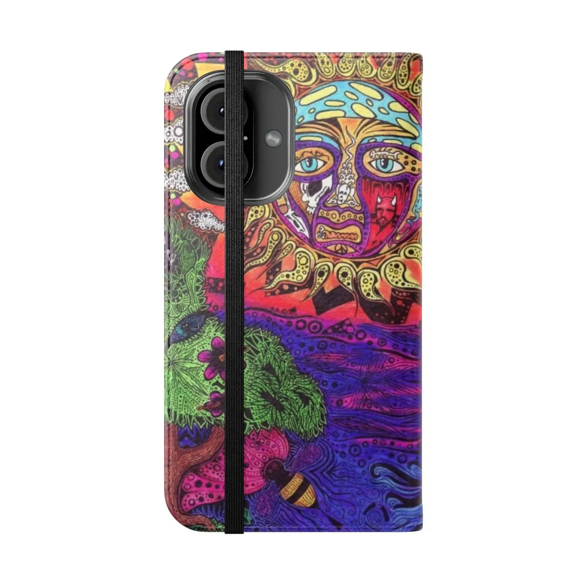 Boho Hippie Sun Flip Phone Case