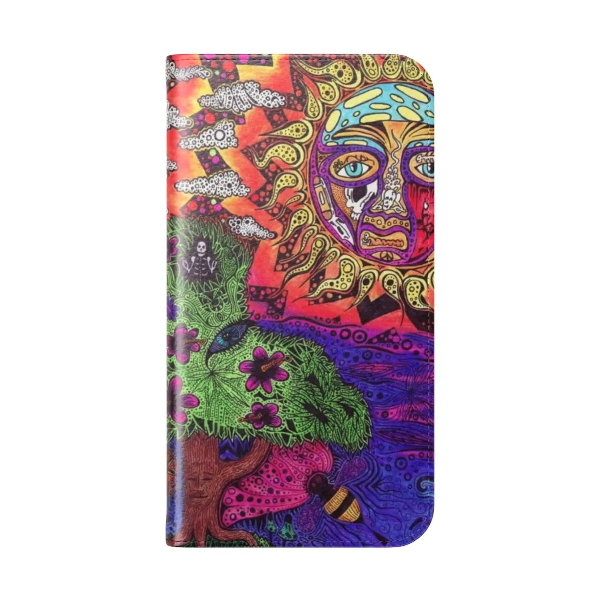 Boho Hippie Sun Flip Phone Case