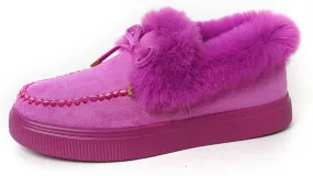 Boots For Women Ankle Booties With Fur Lined Winter Snow Boots Warm Casual Fashion Slip On Comfortable Loafers Shoes