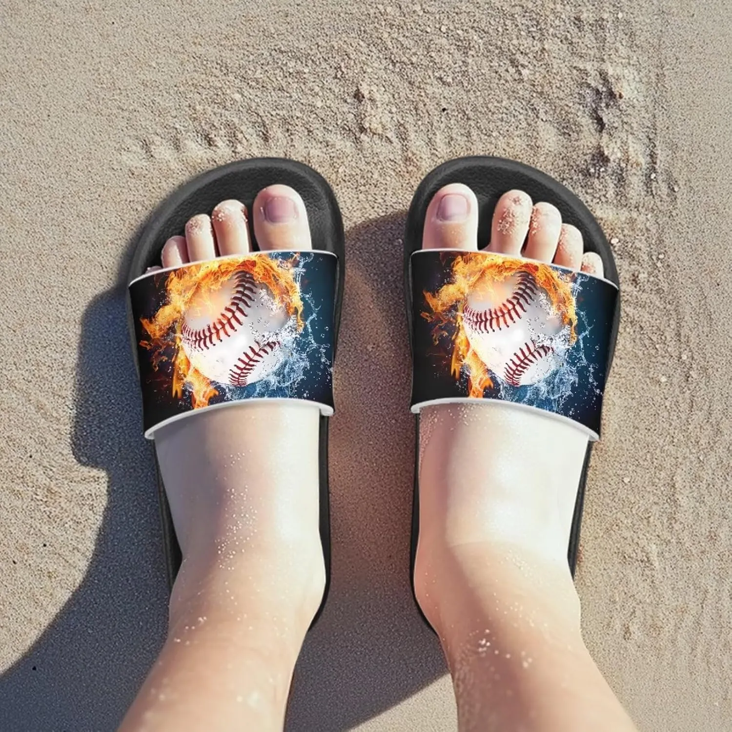 Boys Slides Cool Animal Cloud Slides for Kids Summer House Slippers Beach Sandals