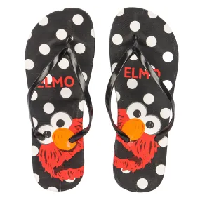 Brauch Women's Black Cute Elmo Slippers