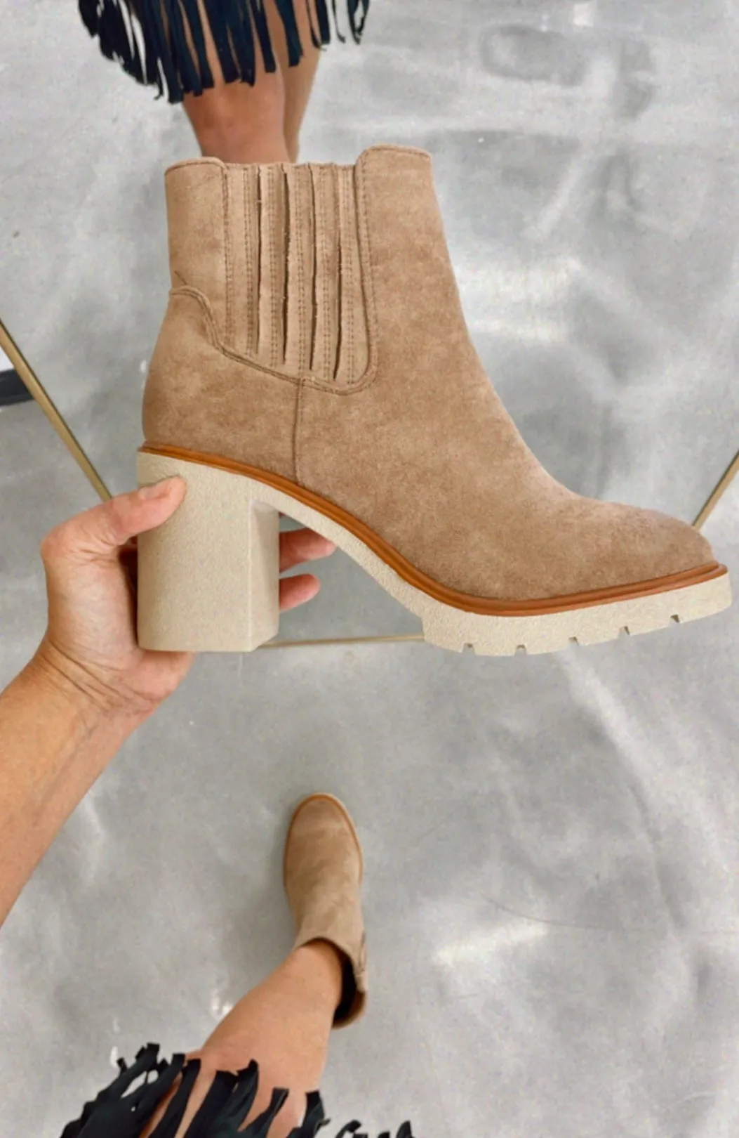 Chelsea Boots (Taupe) - SALE