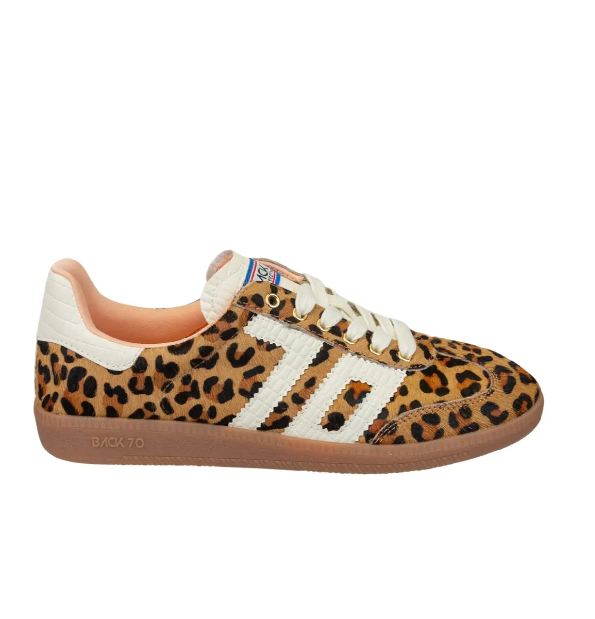 CLOUD in LEOPARD CAMEL WHITE Sneakers