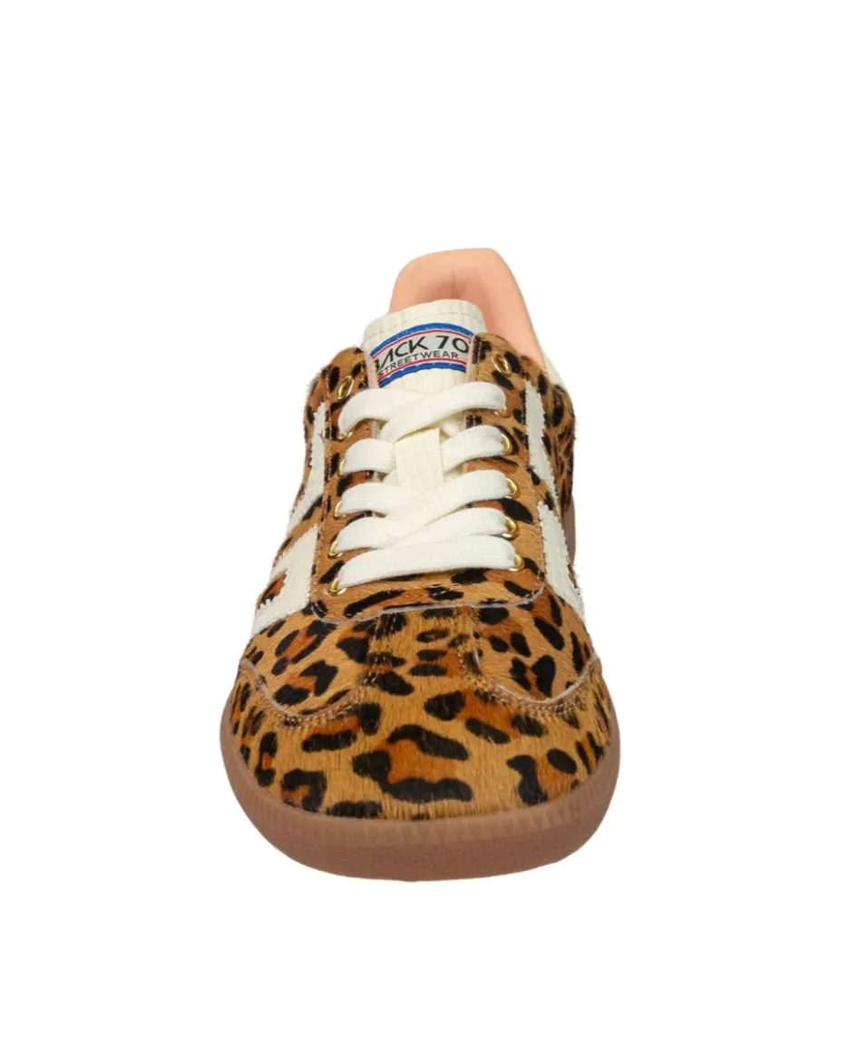 CLOUD in LEOPARD CAMEL WHITE Sneakers