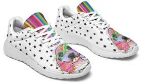 Collage Pup Basset Hound Sneakers