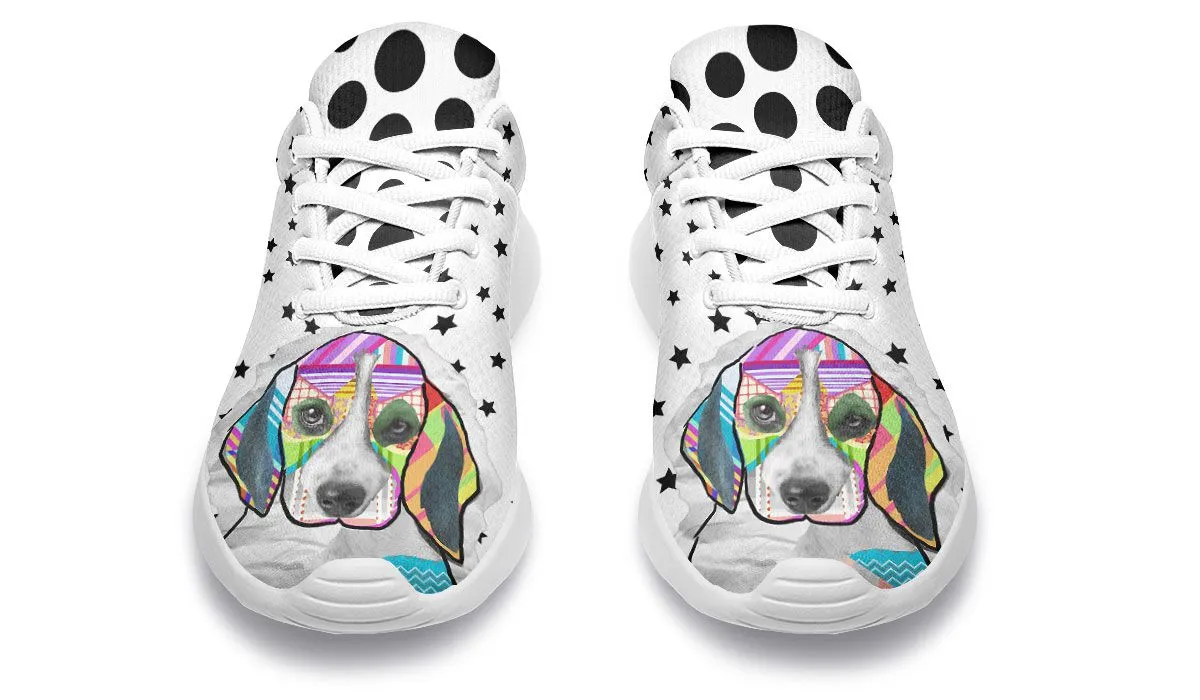 Collage Pup Beagle Sneakers