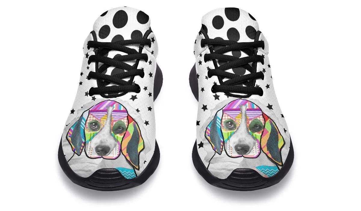 Collage Pup Beagle Sneakers