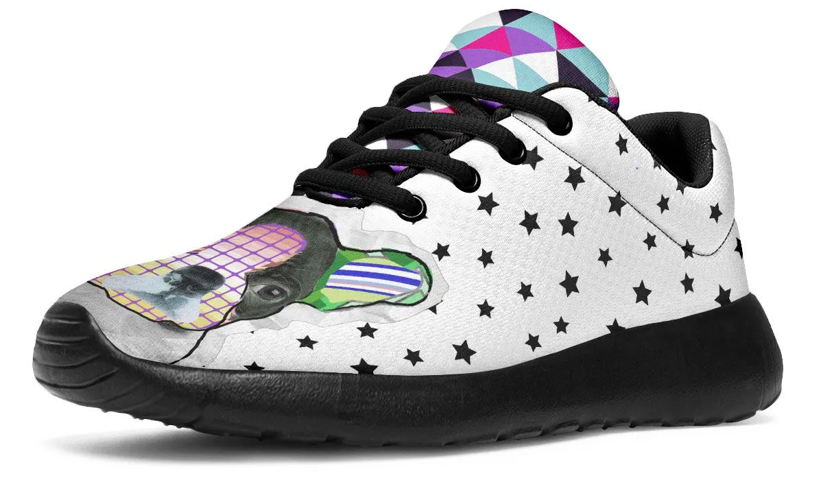 Collage Pup Bostie Sneakers