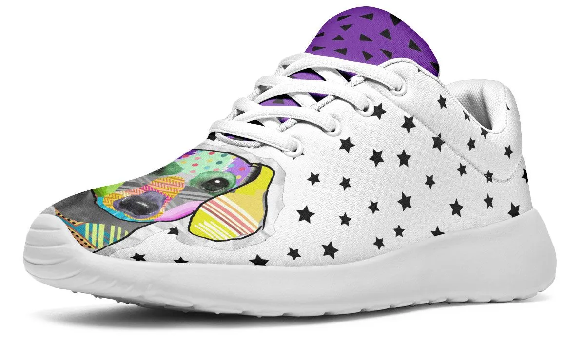 Collage Pup Dachshund Sneakers