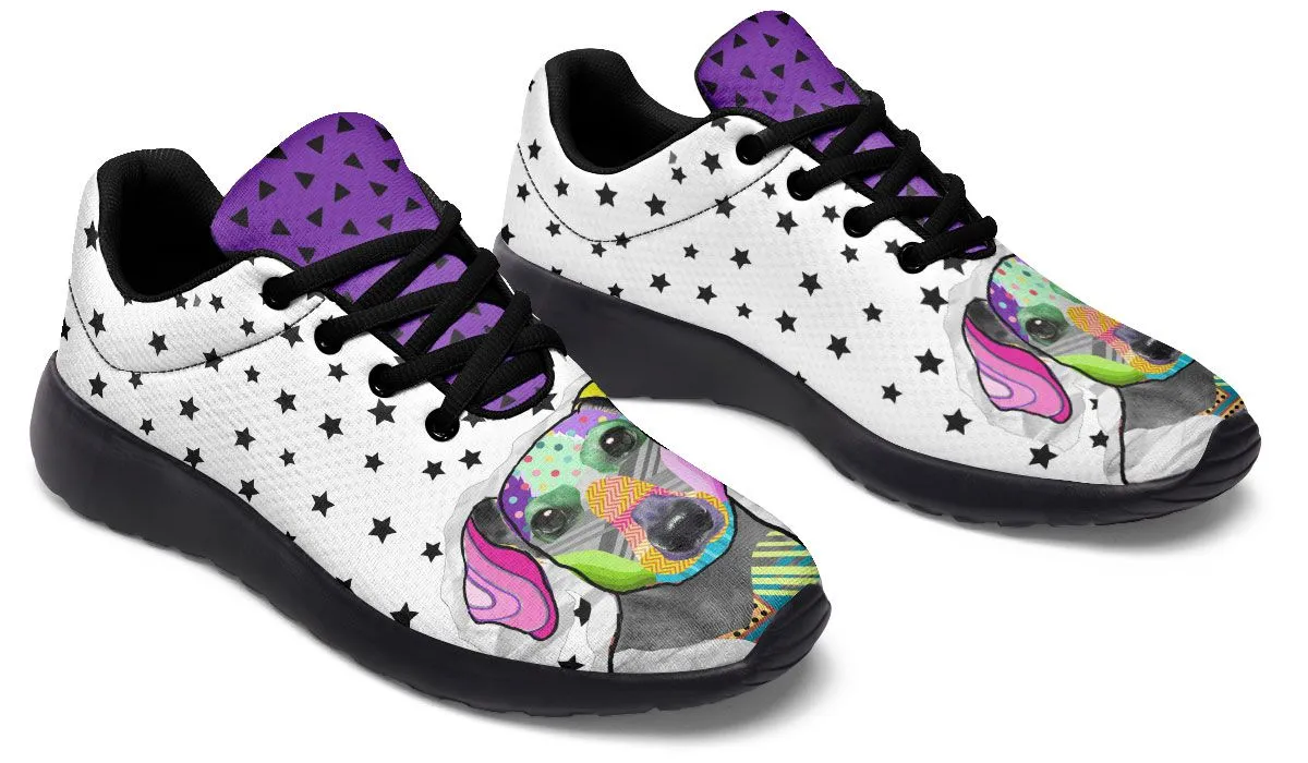 Collage Pup Dachshund Sneakers