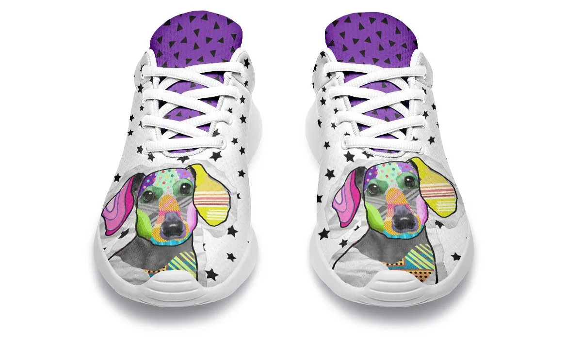 Collage Pup Dachshund Sneakers