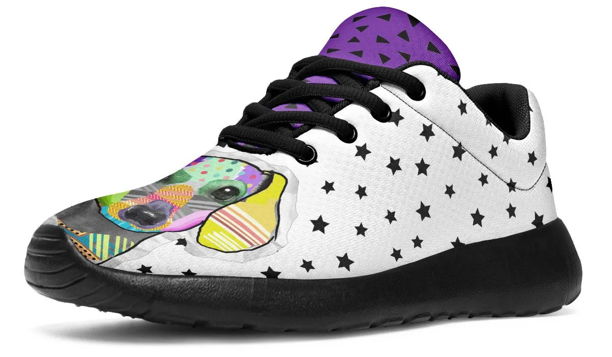 Collage Pup Dachshund Sneakers