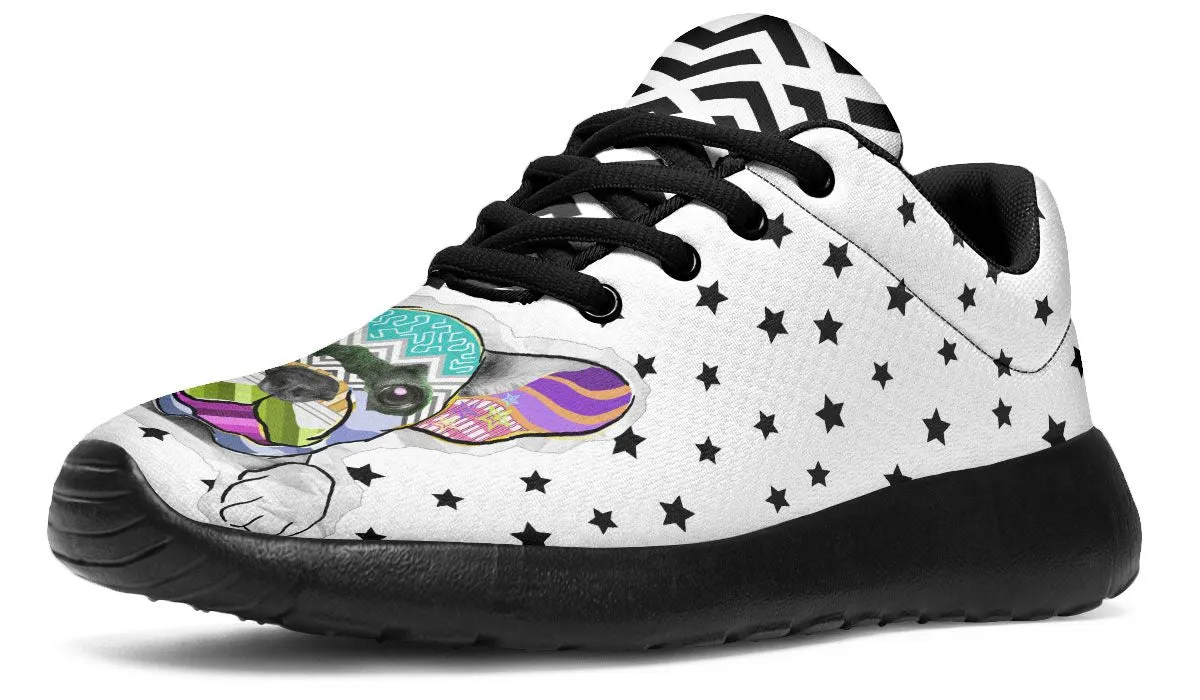 Collage Pup Frenchie Sneakers