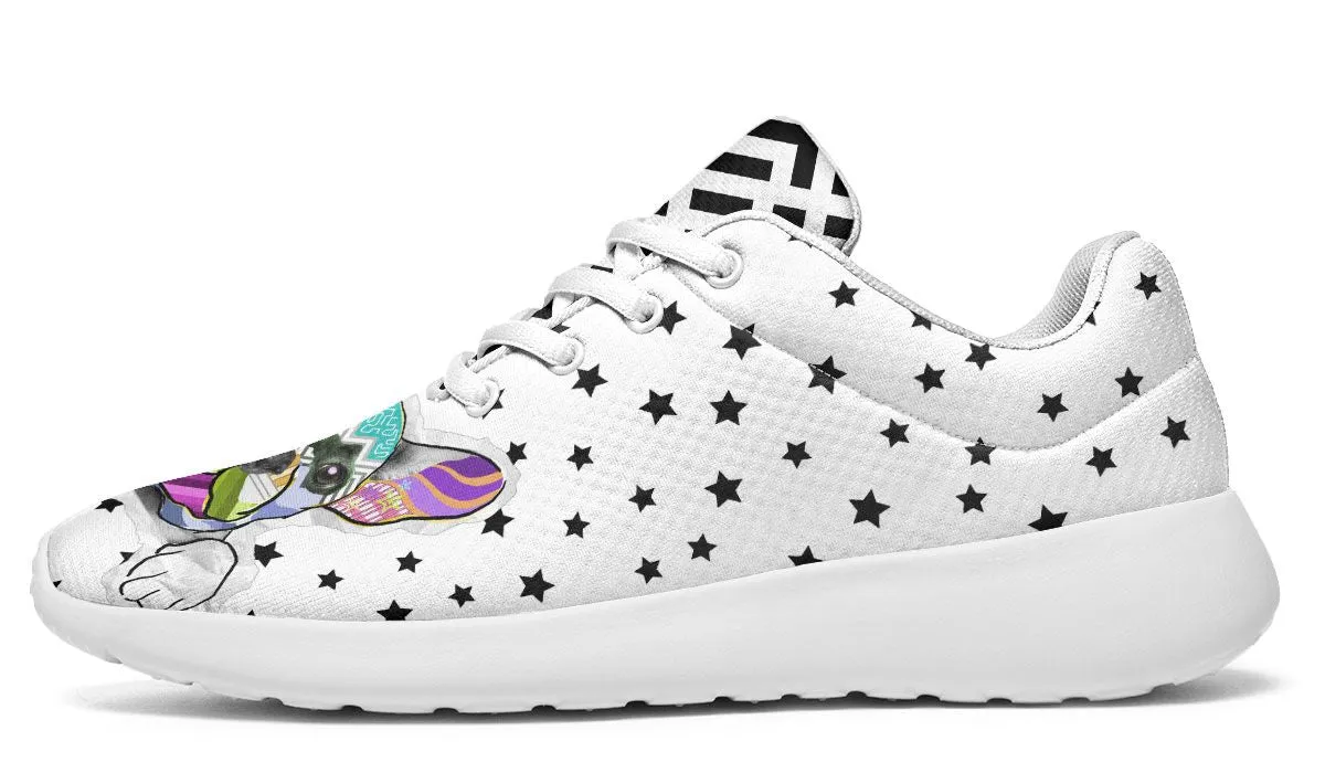 Collage Pup Frenchie Sneakers