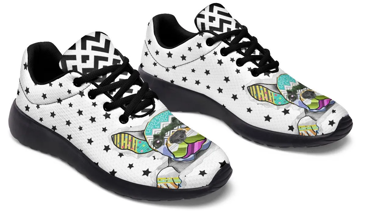Collage Pup Frenchie Sneakers