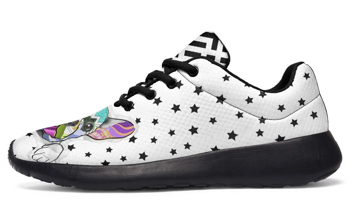 Collage Pup Frenchie Sneakers