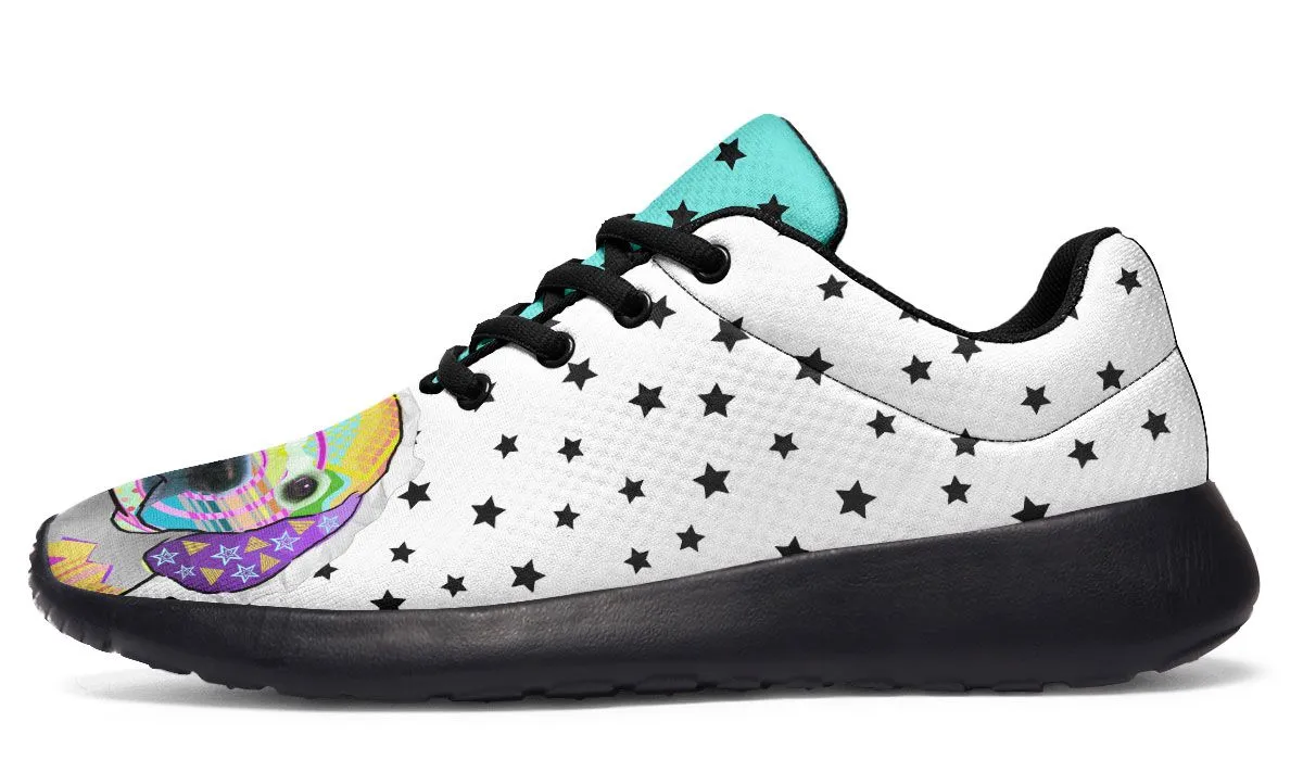 Collage Pup Golden Retriever Sneakers