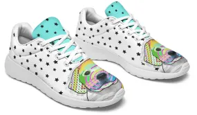 Collage Pup Golden Retriever Sneakers