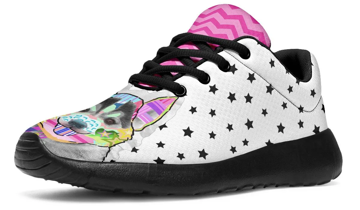Collage Pup Husky Sneakers
