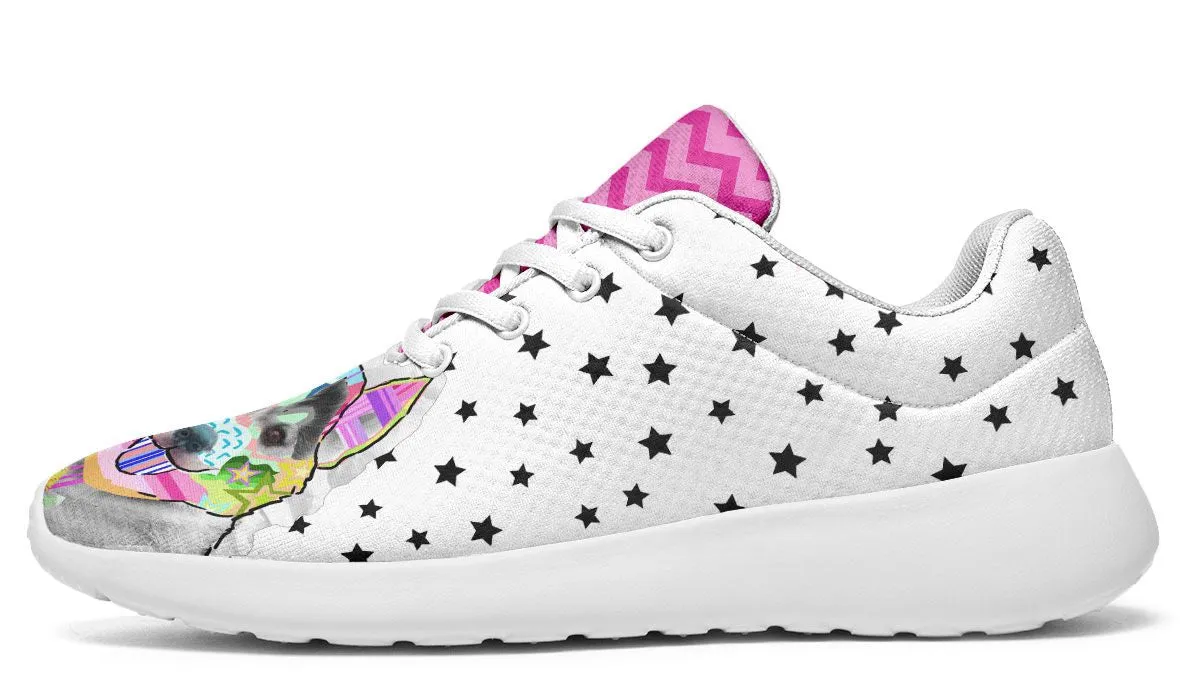 Collage Pup Husky Sneakers