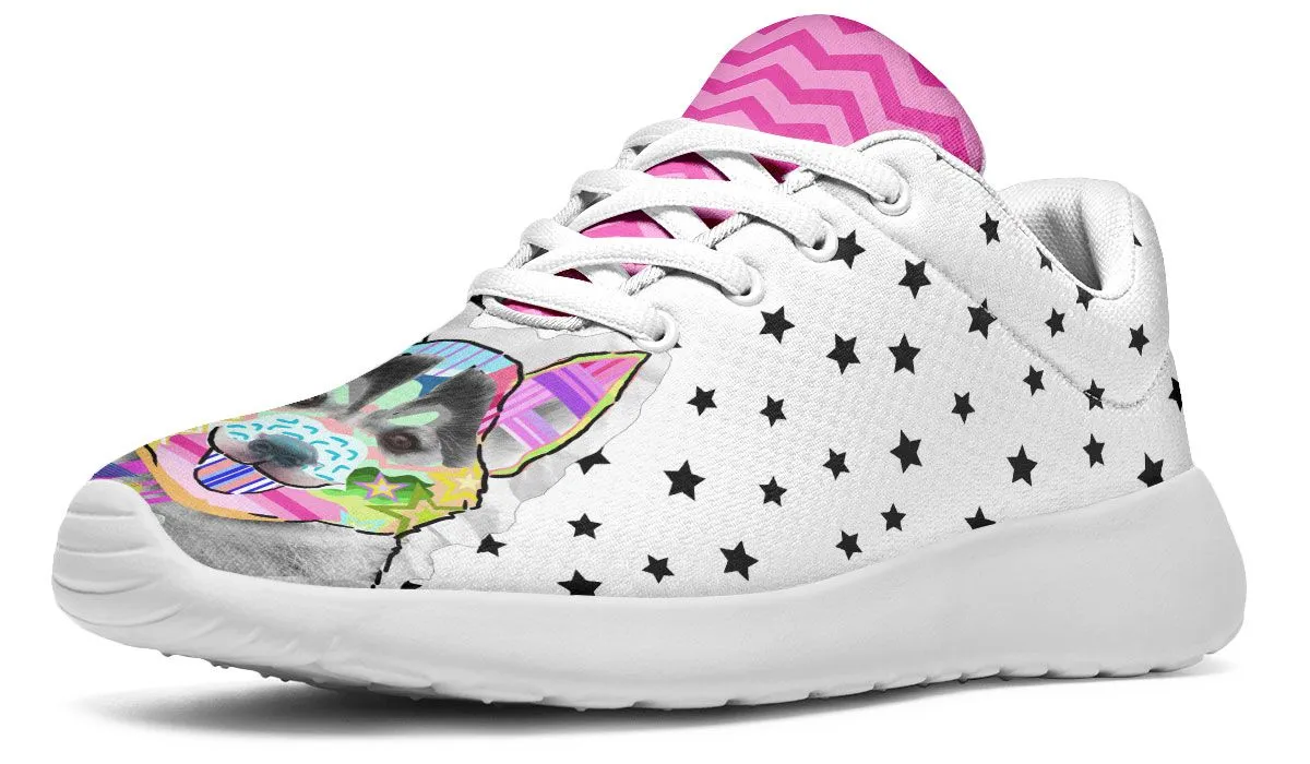 Collage Pup Husky Sneakers
