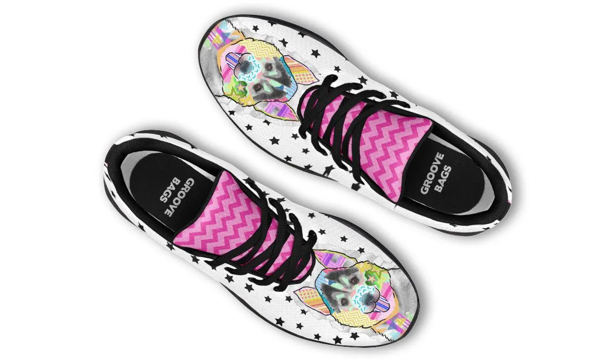 Collage Pup Husky Sneakers