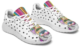 Collage Pup Pit Bull Sneakers