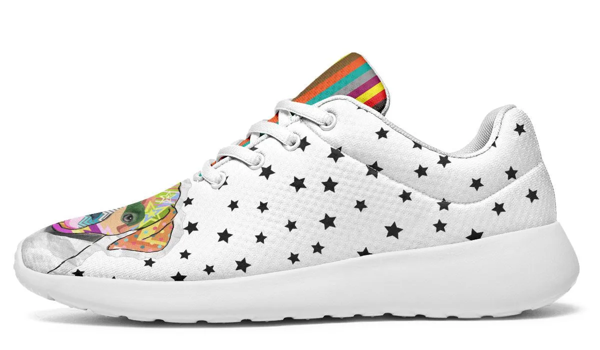 Collage Pup Pit Bull Sneakers