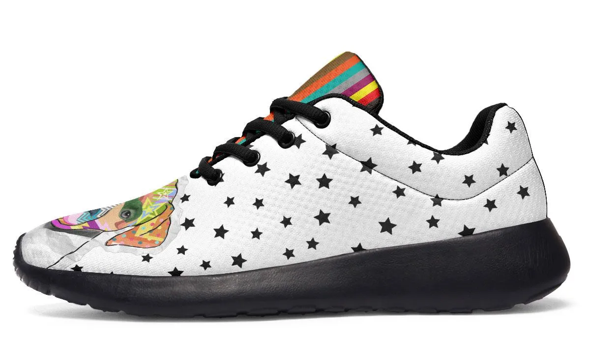 Collage Pup Pit Bull Sneakers