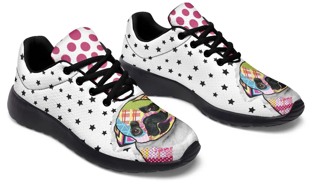 Collage Pup Pug Sneakers