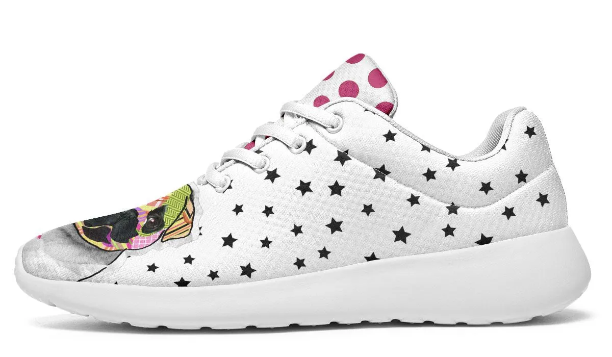 Collage Pup Pug Sneakers